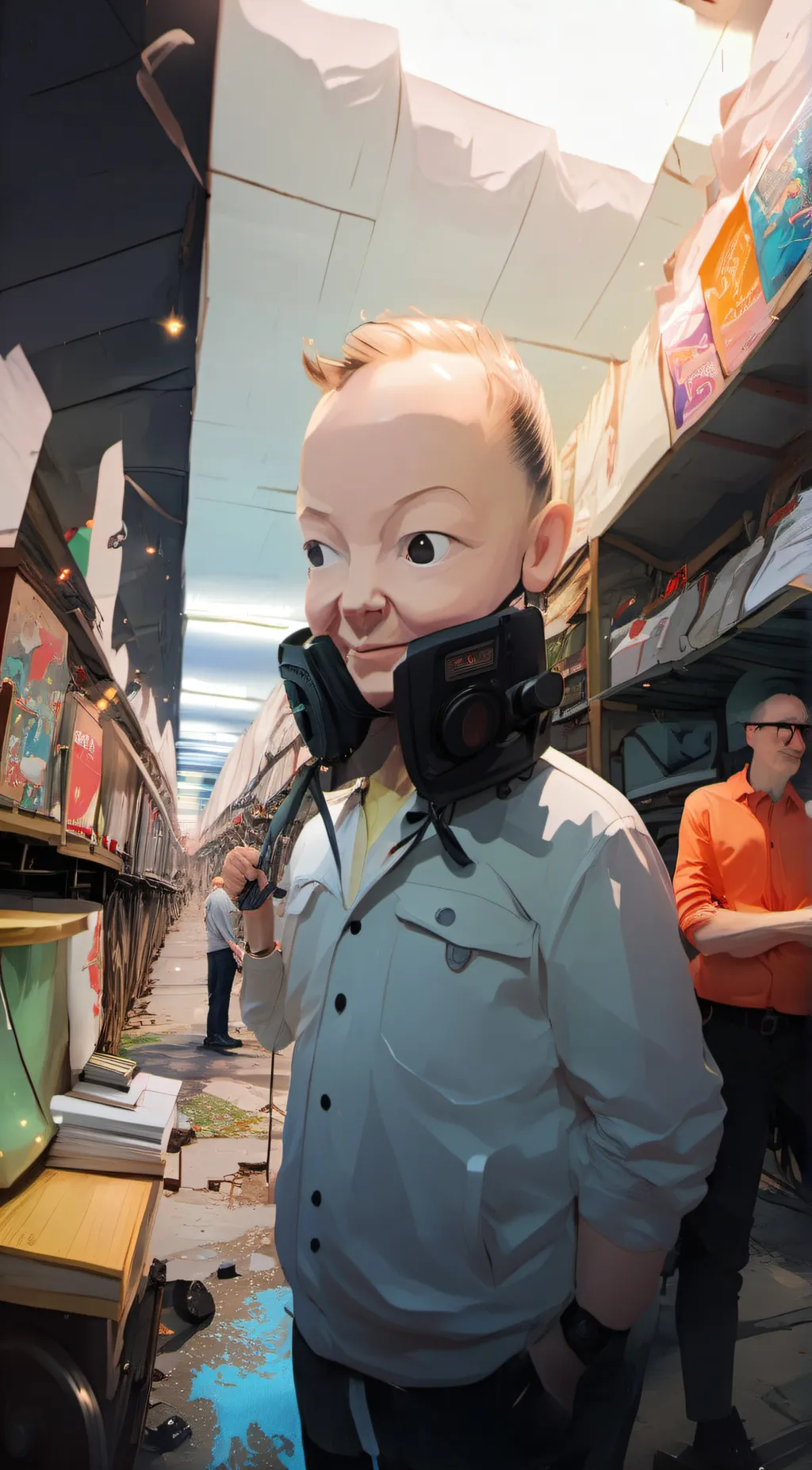 ai character: Little gremlin background