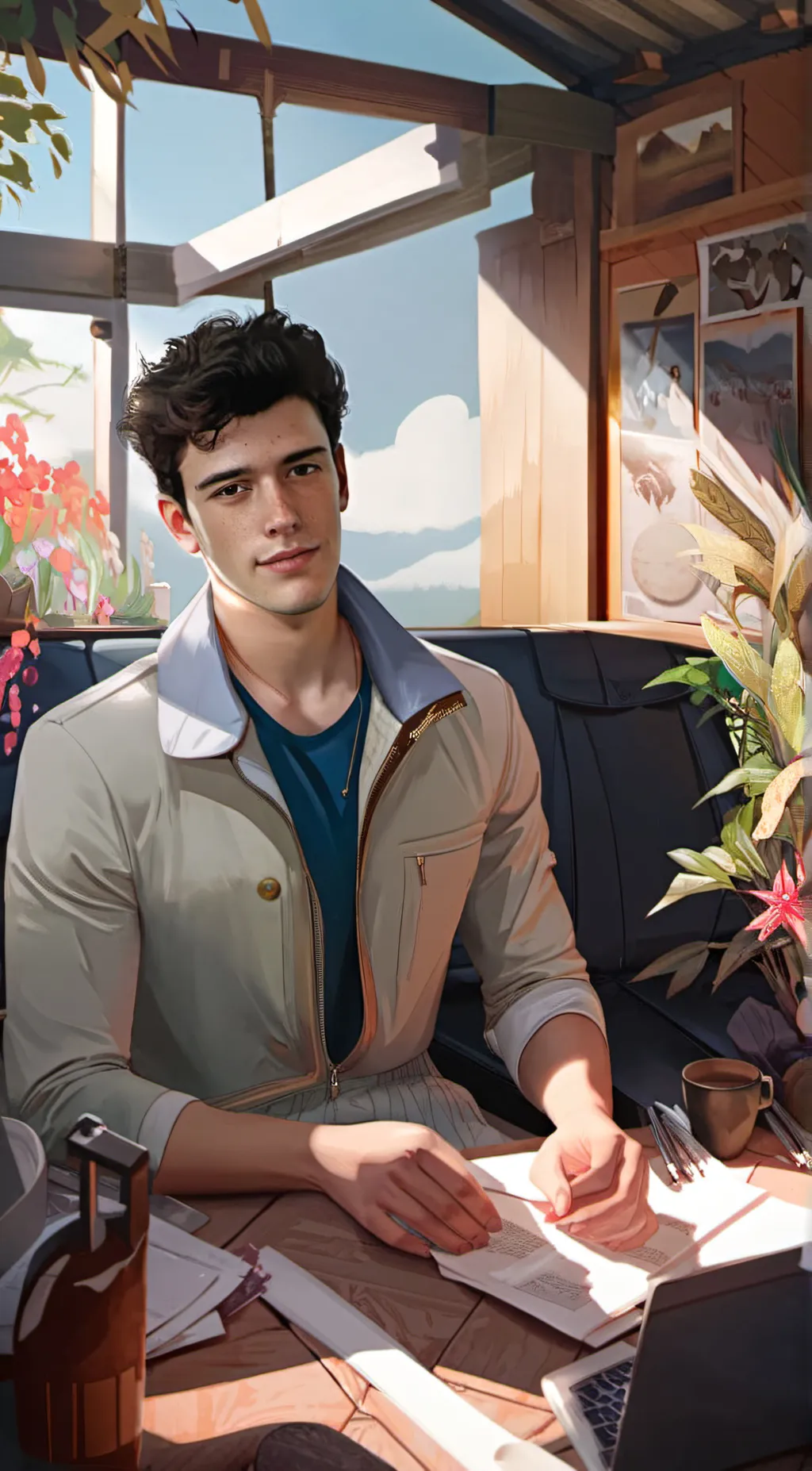 ai character: Adric Rangel  background