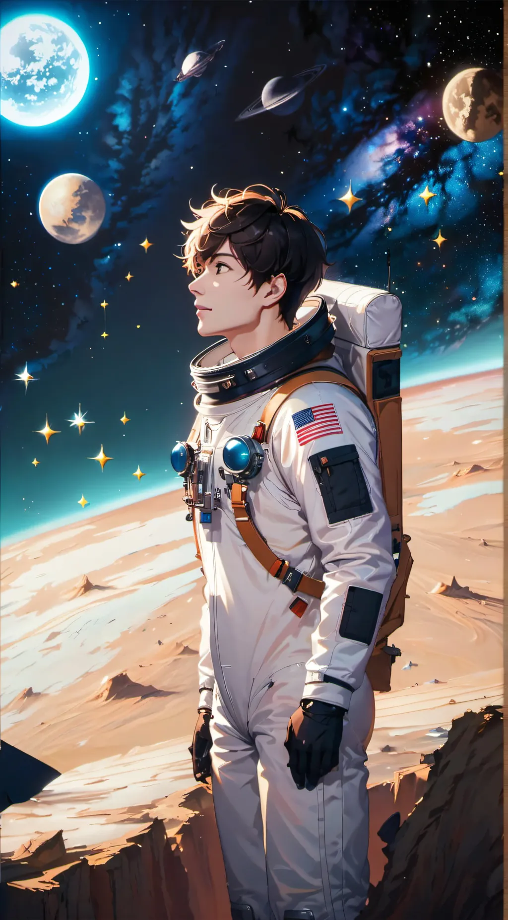 ai character: Aaron background