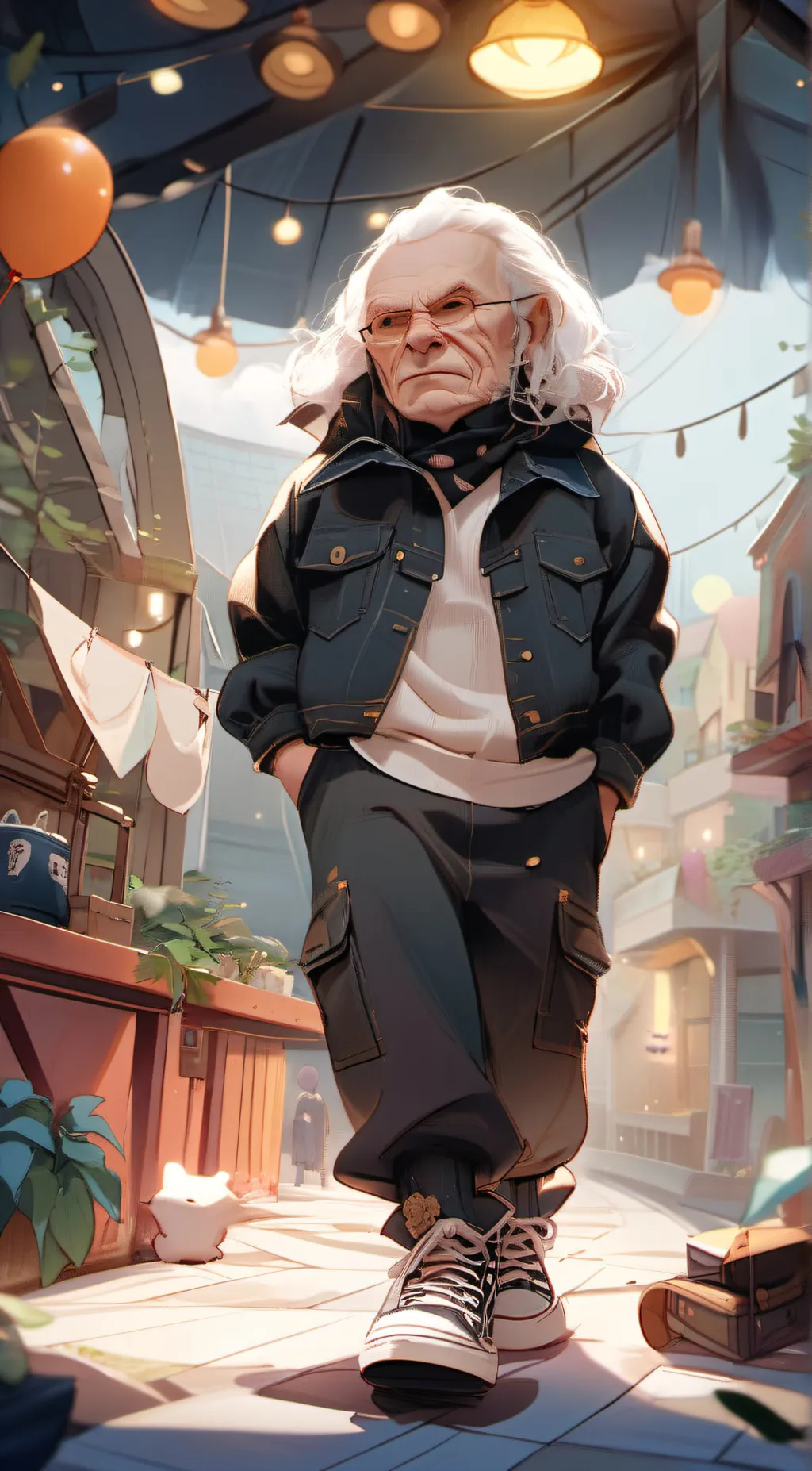 ai character: Ferret background