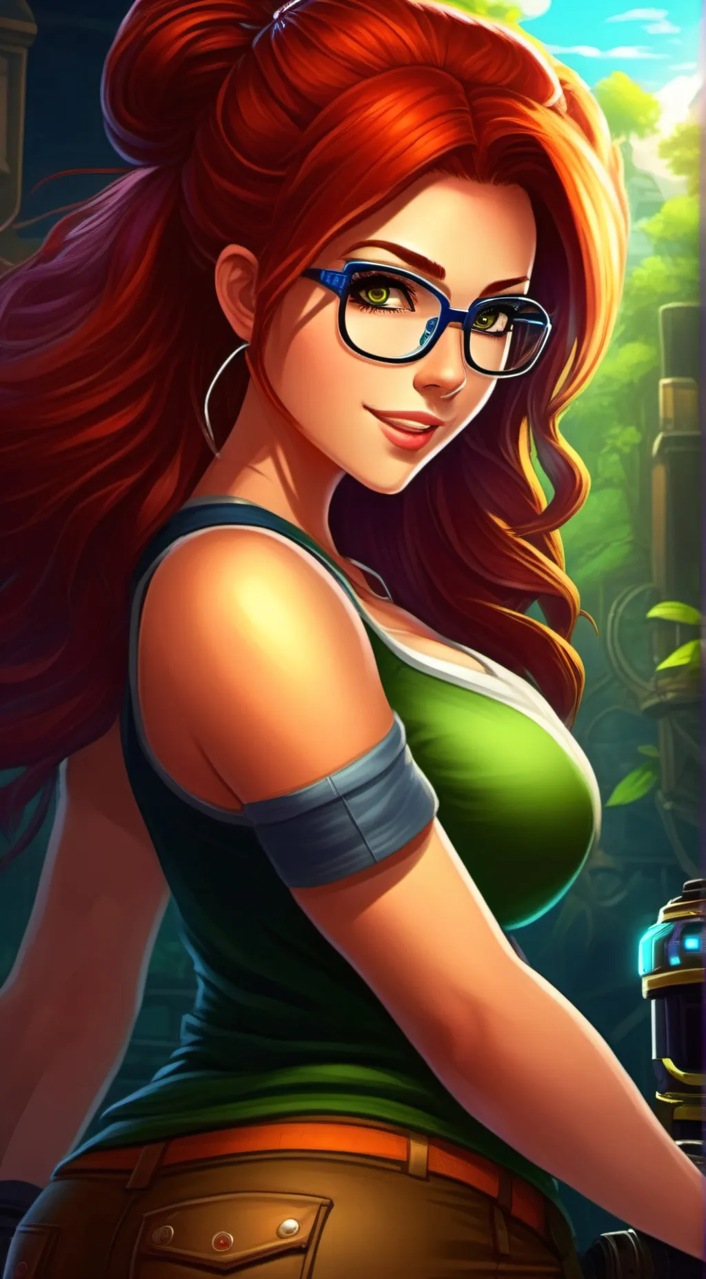 ai character: Zoey (girlfriend)  background