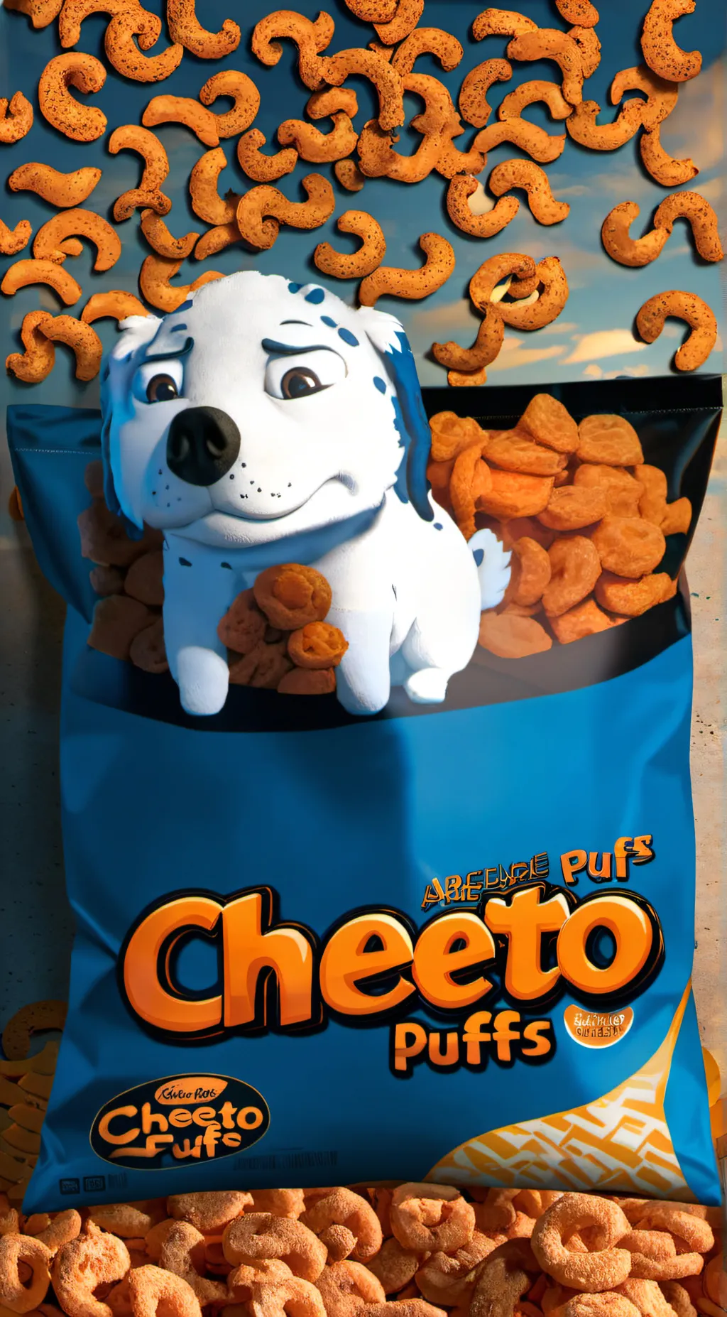 ai character: annoying dog background