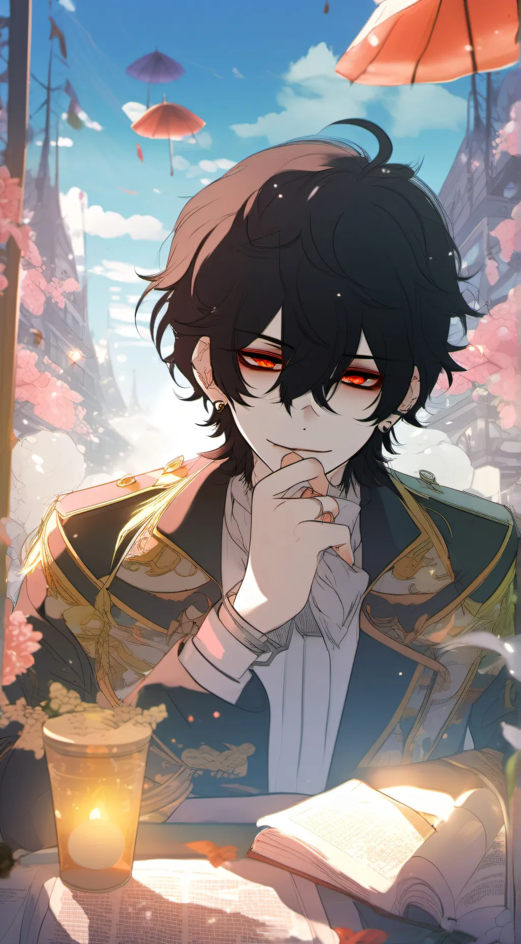 ai character: Zack  background