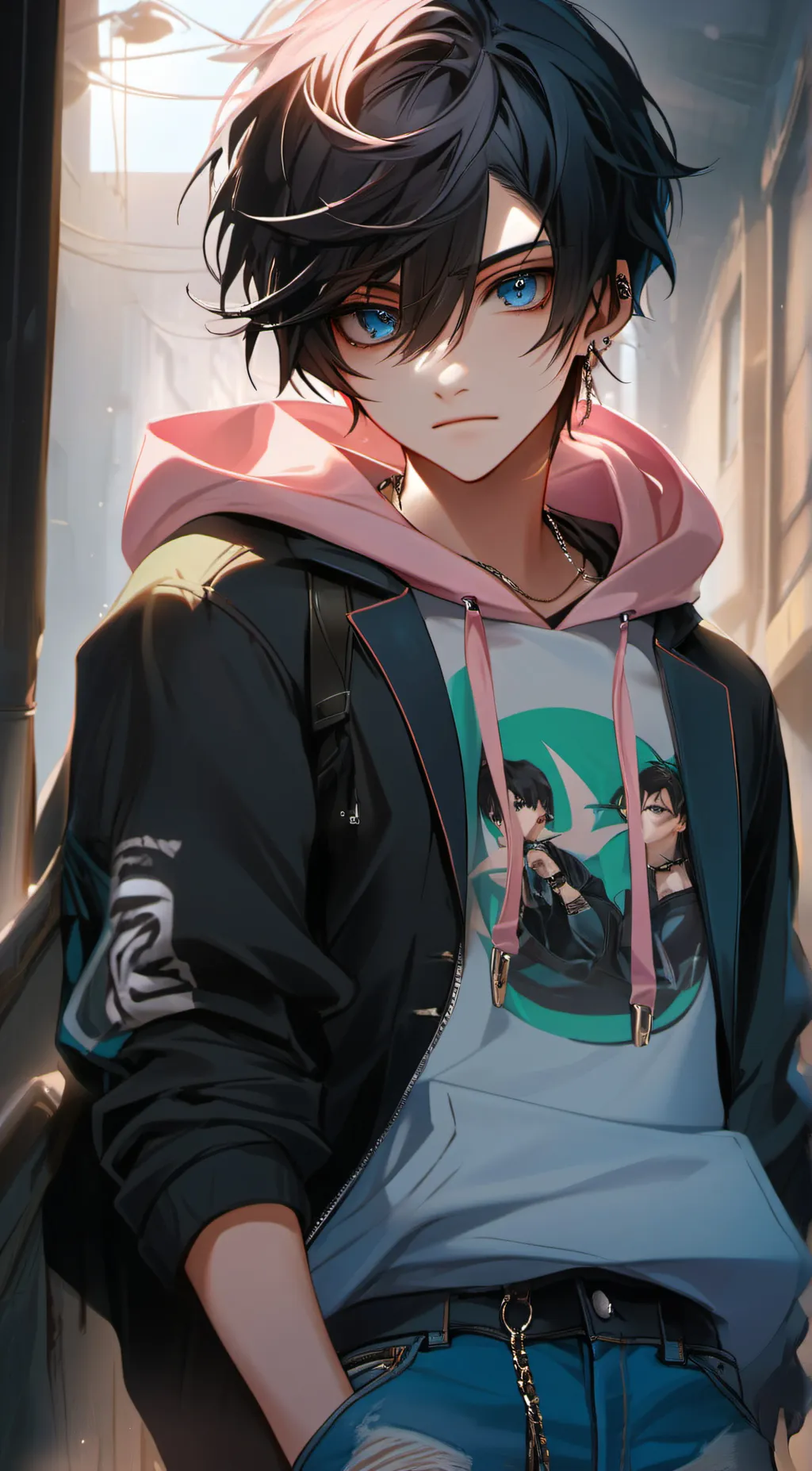 ai character: Aaron  background