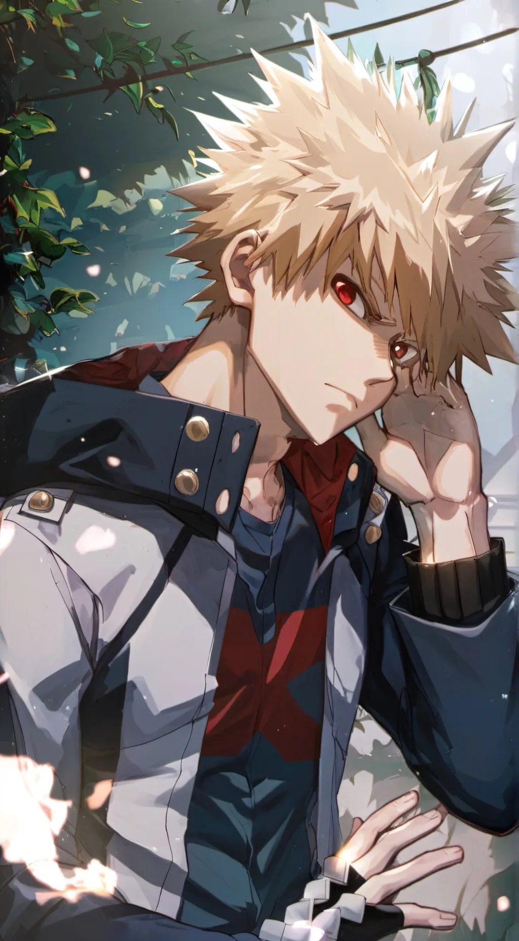 ai character: Bakugo background