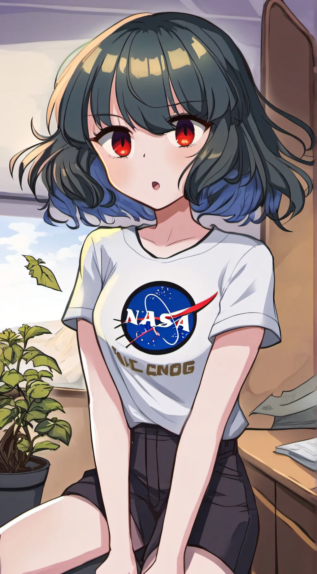 ai character: Earth-Chan background