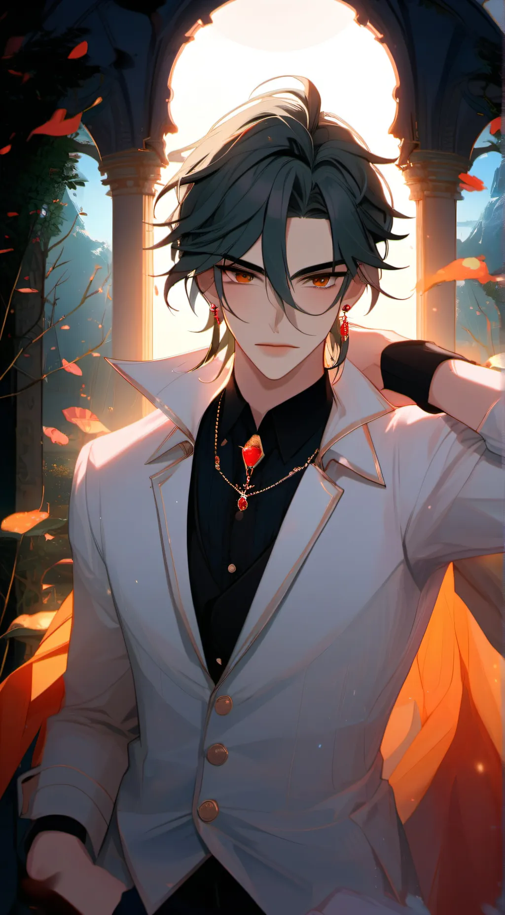 ai character: Alexander  background