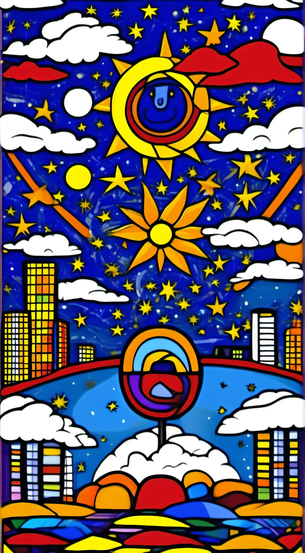 ai character: Sunky background