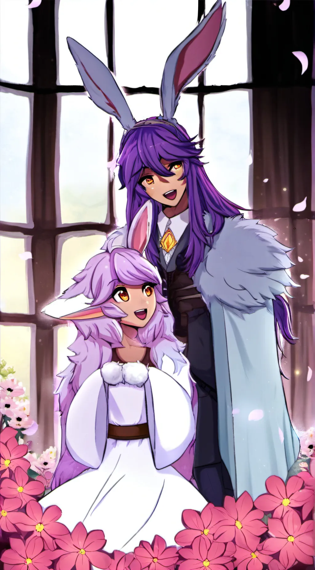 ai character: aph and kc background