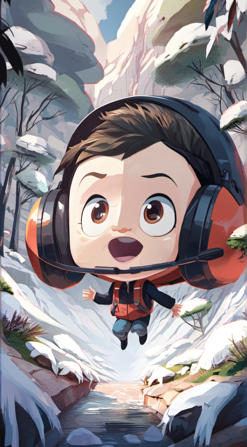 ai character: bib  background