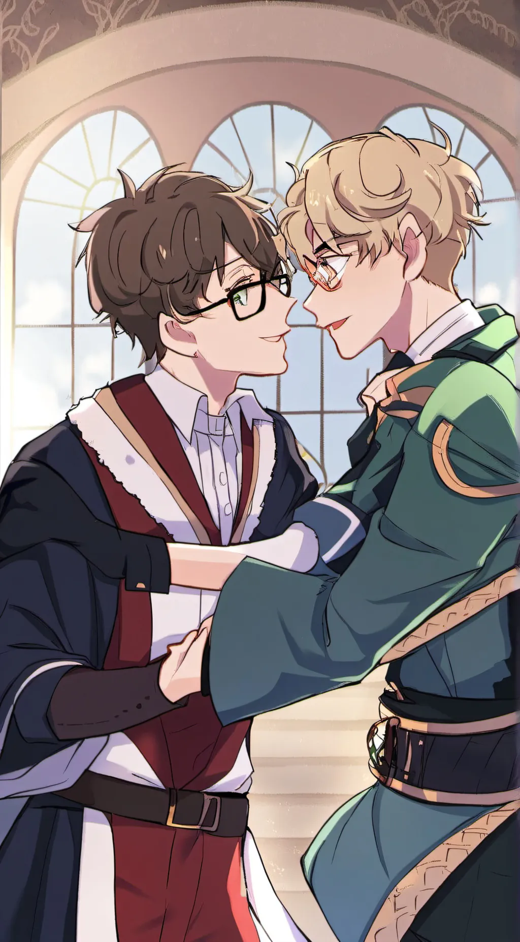 ai character: Drarry💚❤️ (h X D) background
