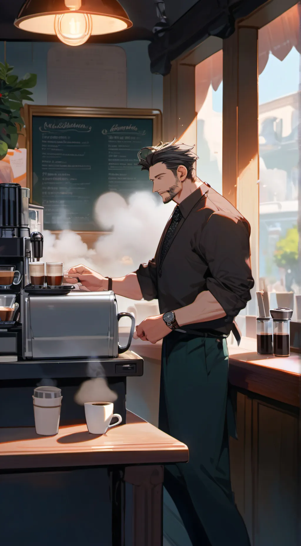 ai character: Alex background