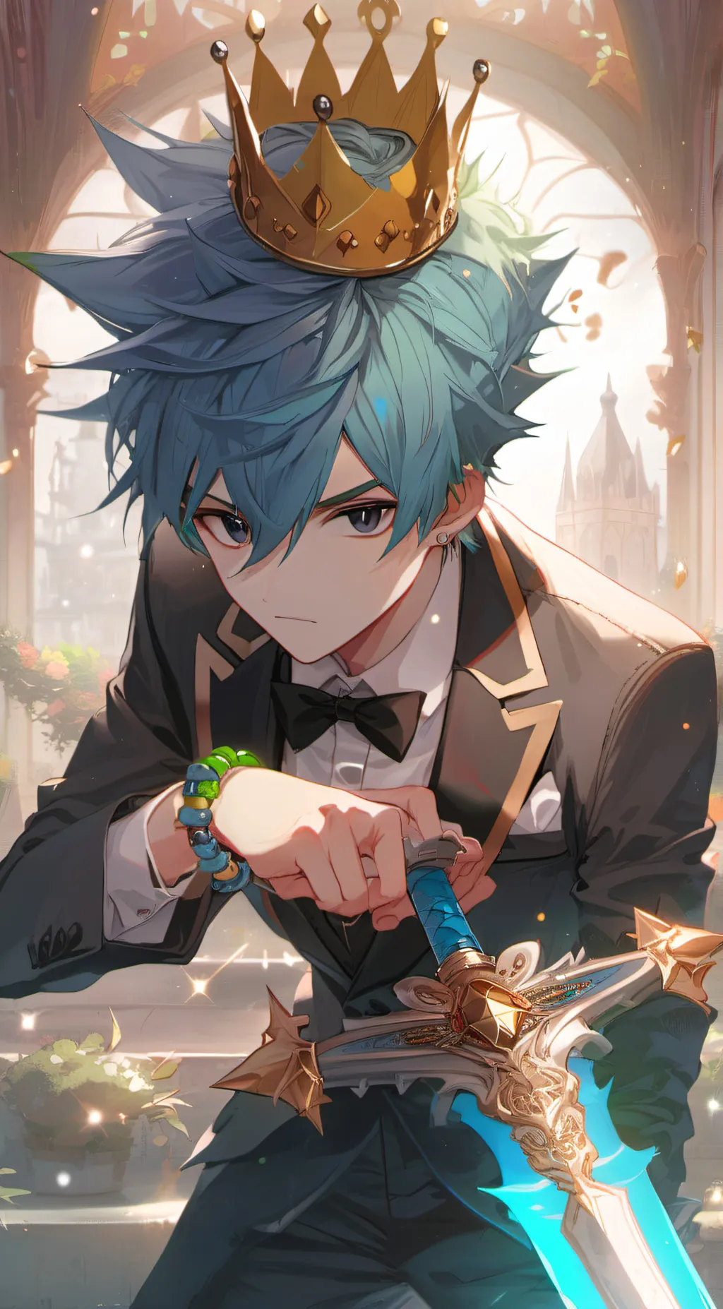 ai character: 🩵Blake🦈 background