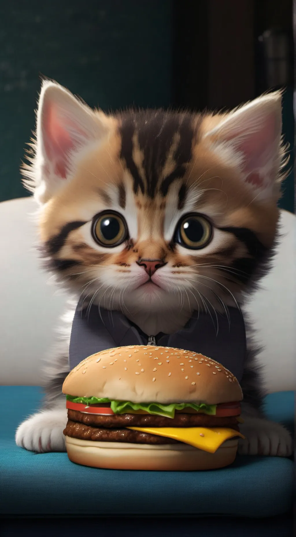 ai character: Kitten background