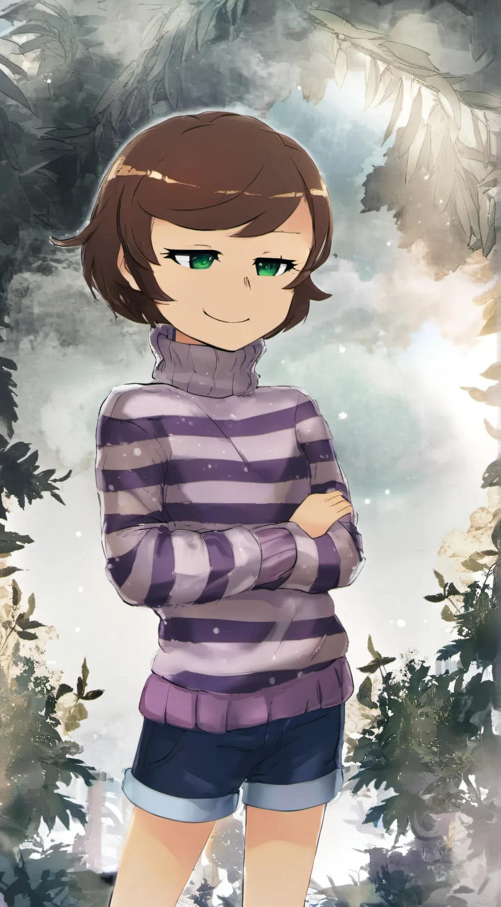 ai character: Frisk (Undertale) background