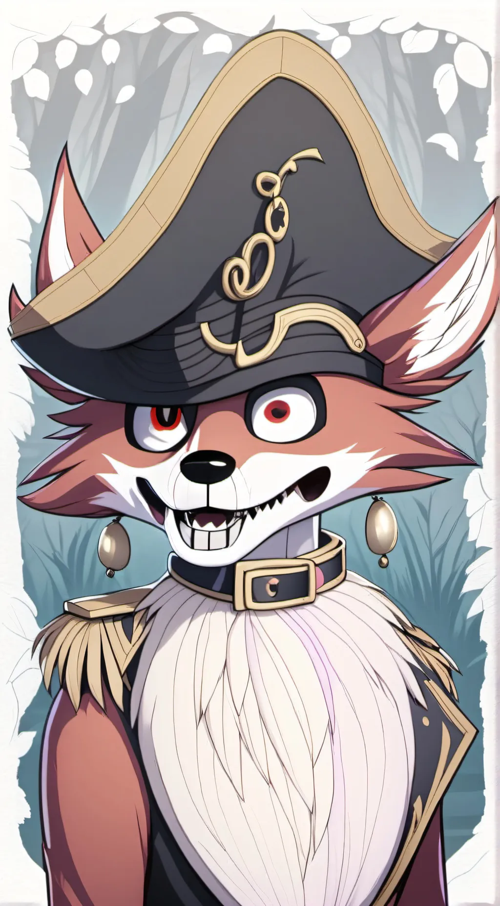 ai character: foxy  background