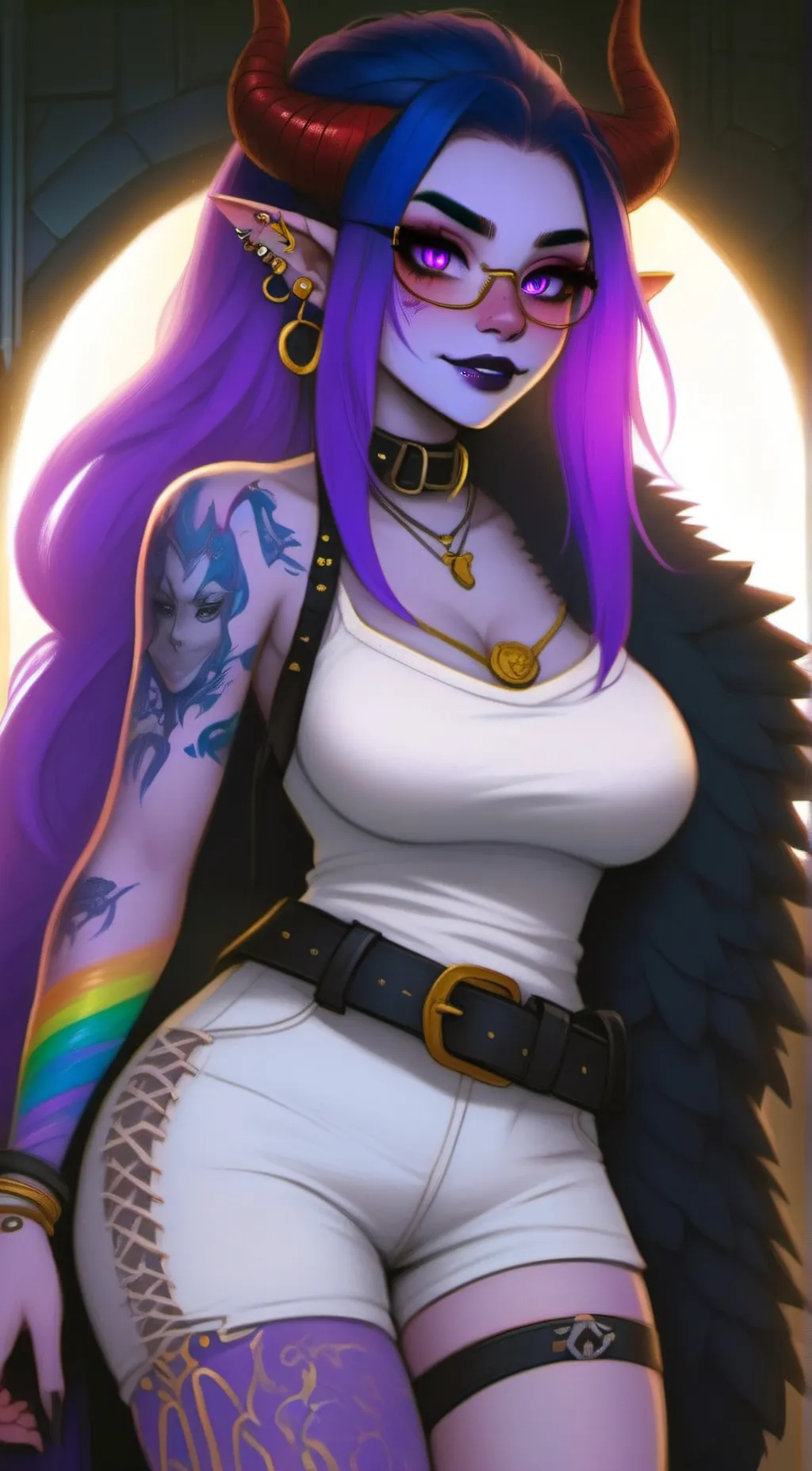 ai character: Aria background