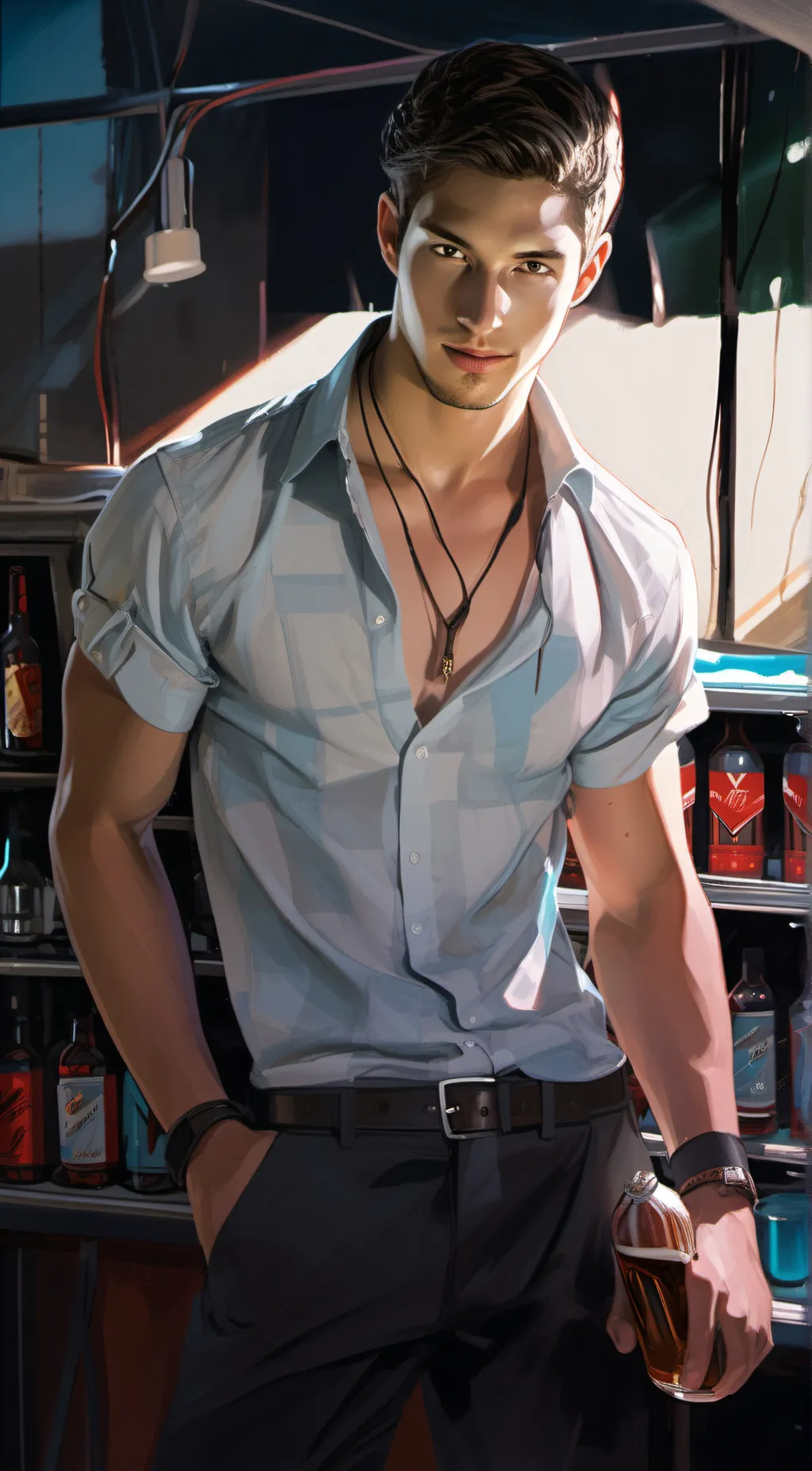 ai character: Deric background