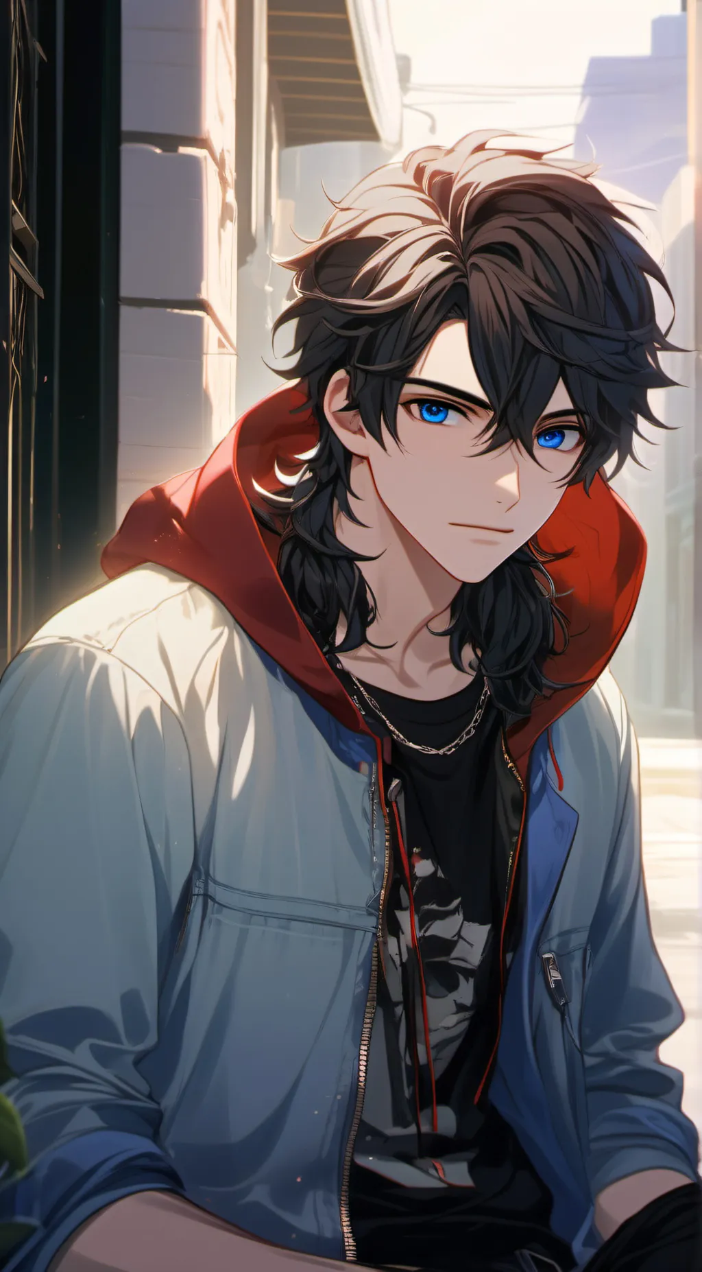 ai character: ethan background