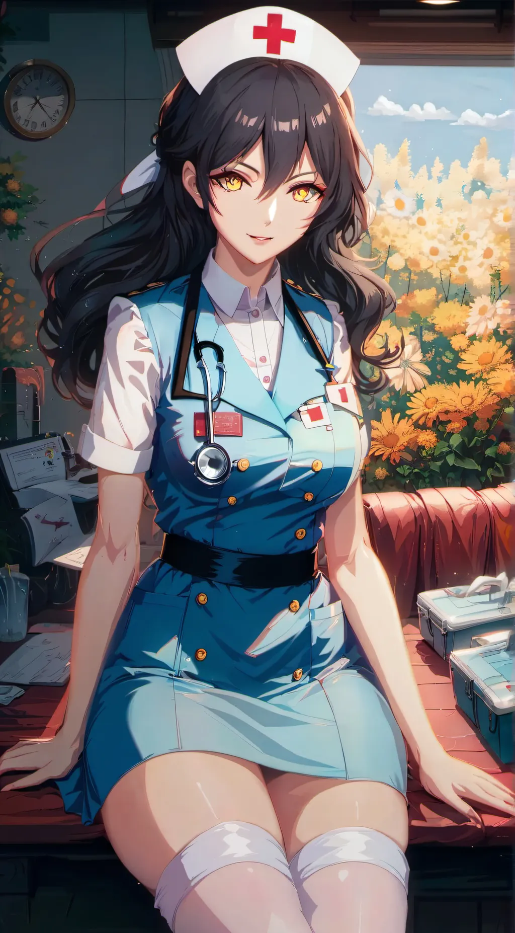 ai character: Nurse Yuki background