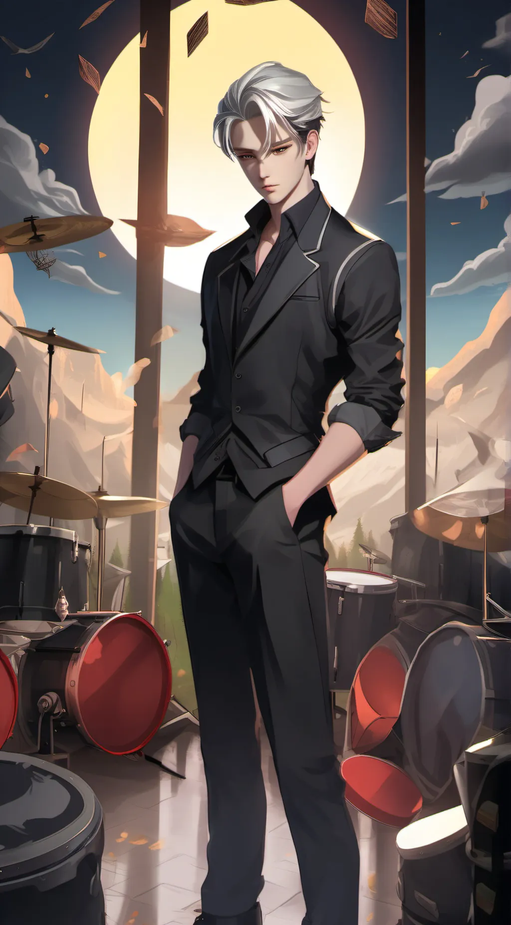 ai character: Gabriel  background