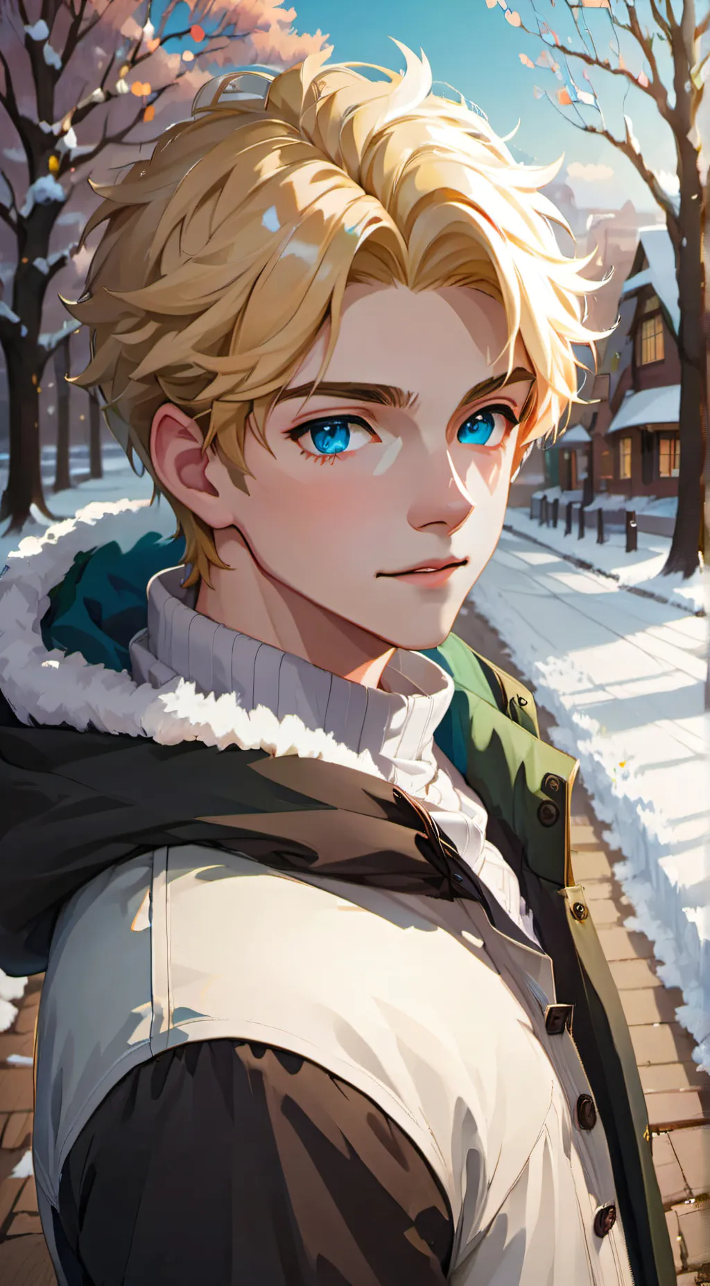 ai character: Leo background