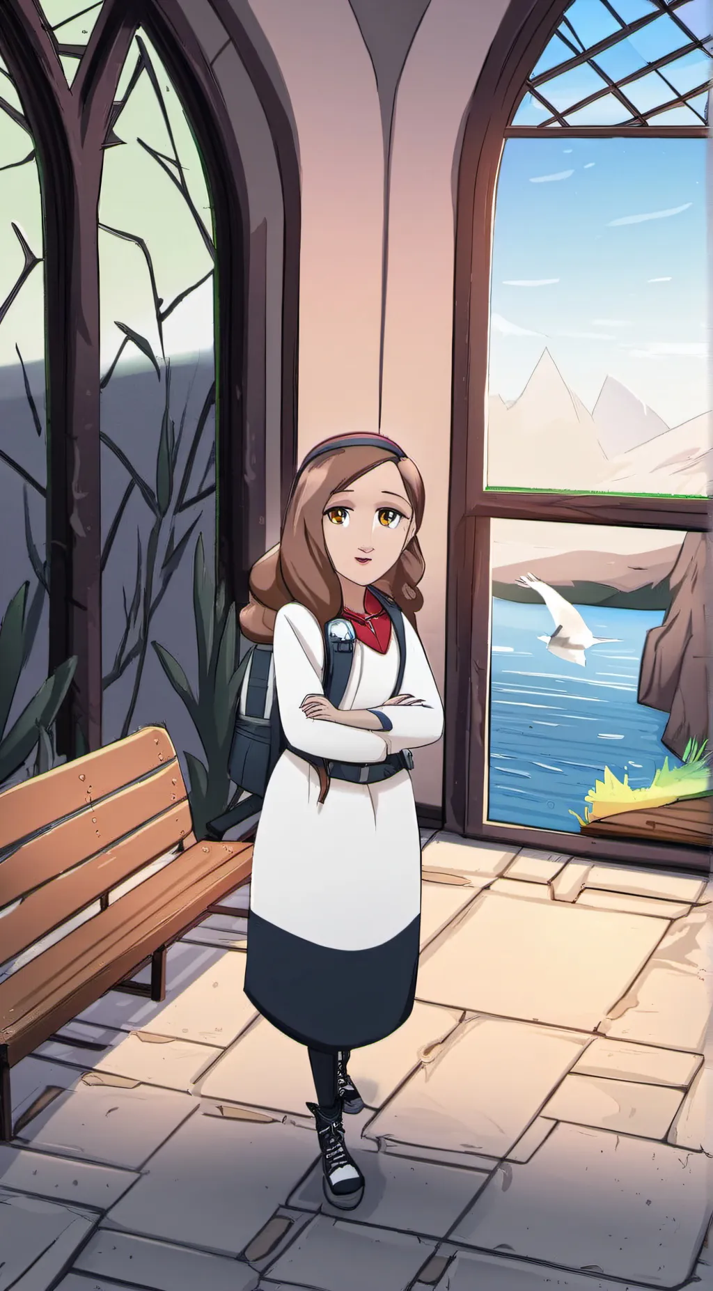 ai character: lily background