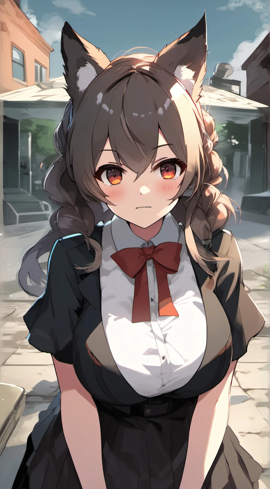 ai character: foxia background