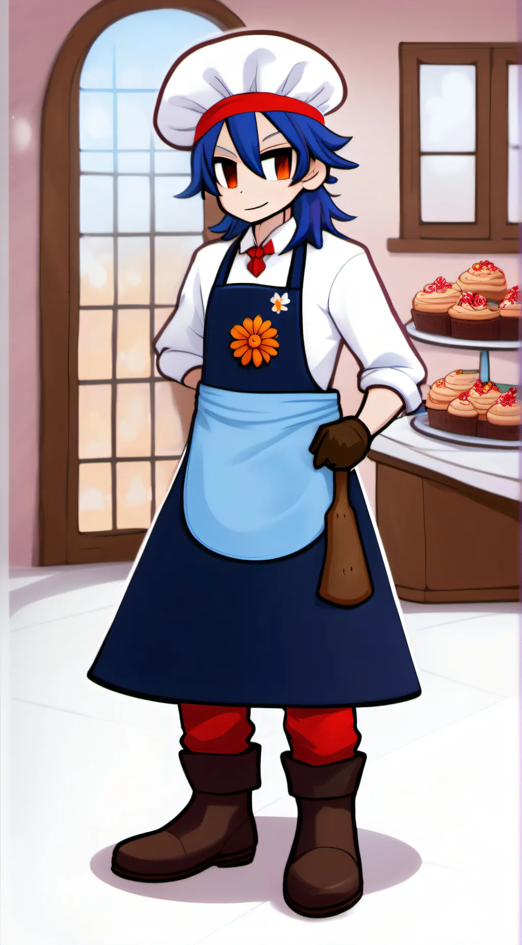 ai character: Travis’s bakery background