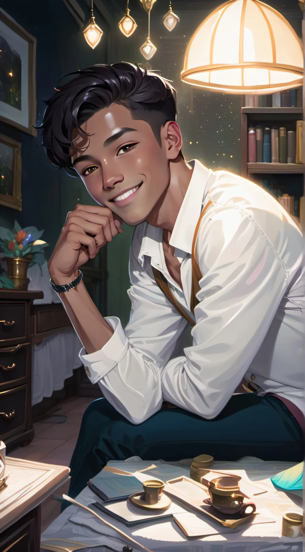 ai character: kevaris  background