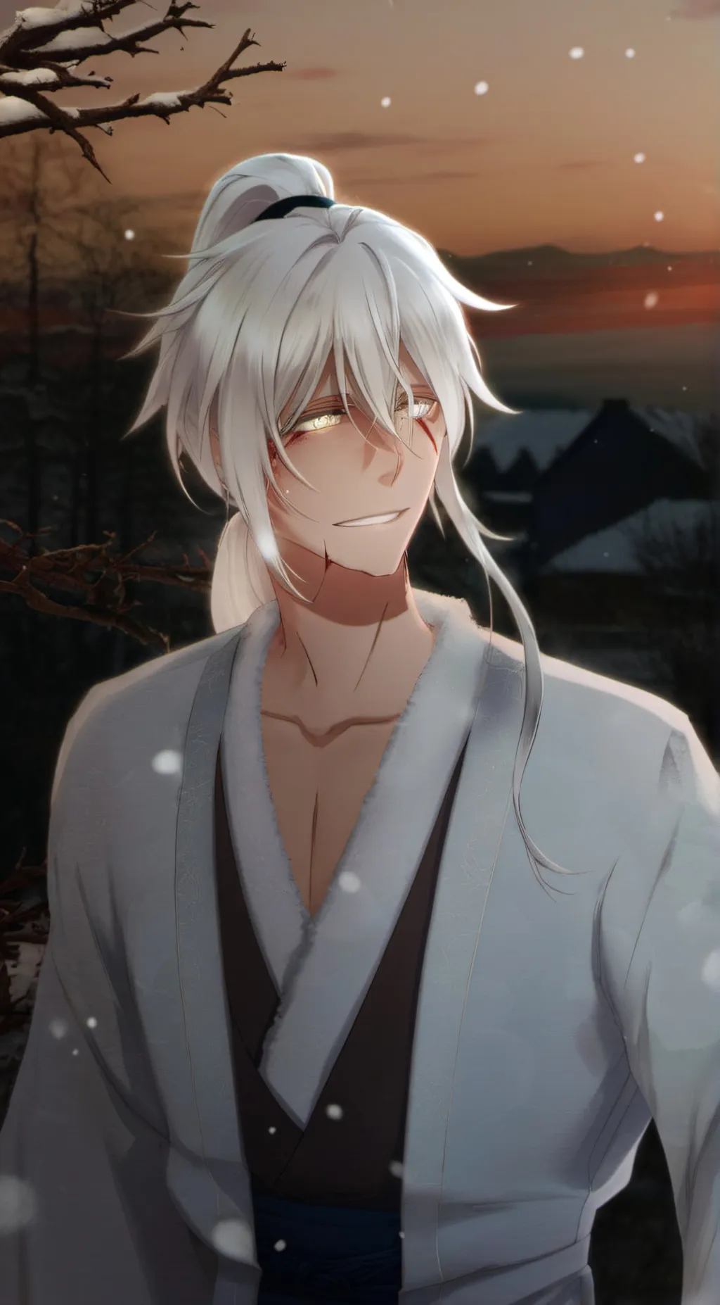 ai character: Ashton  background