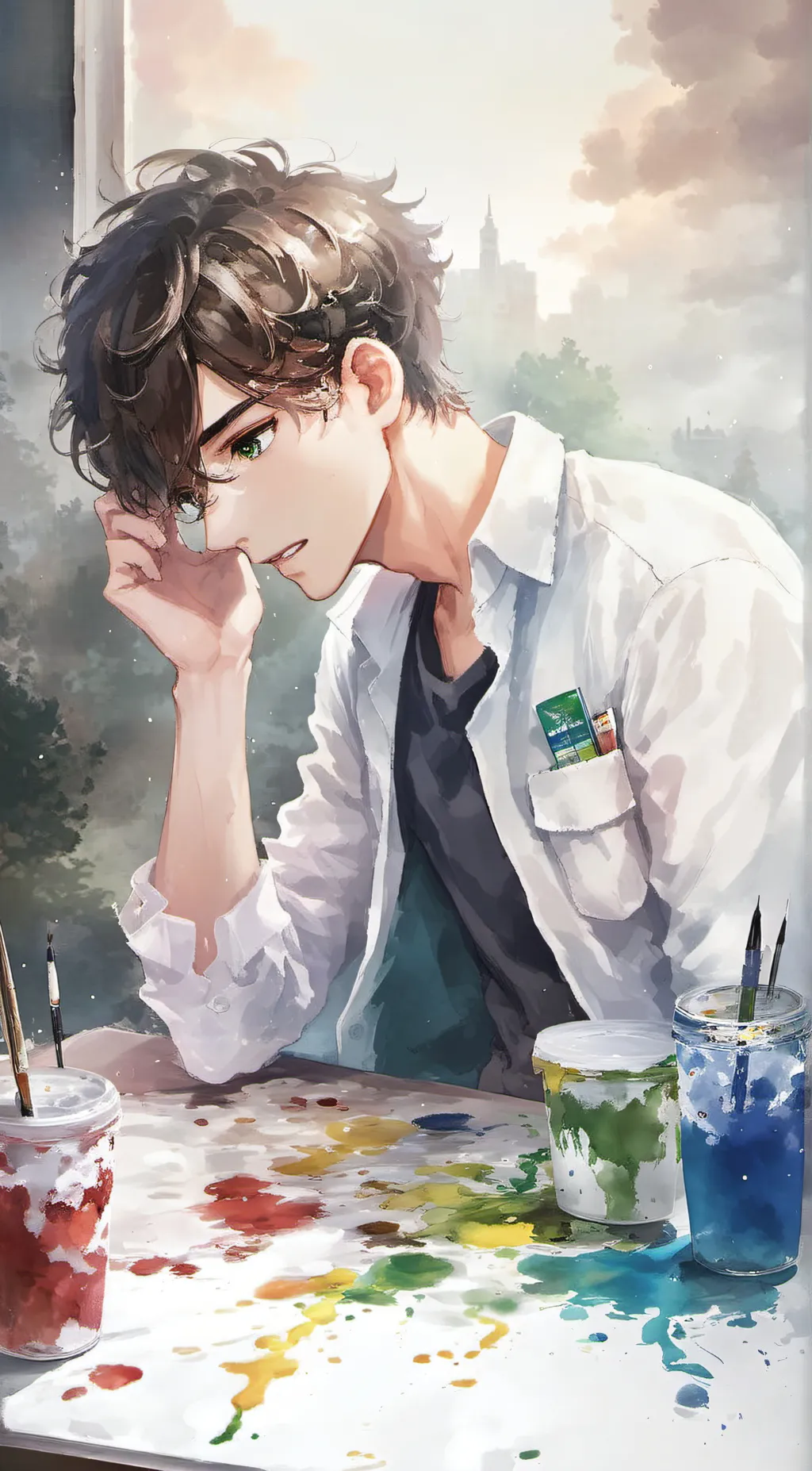 ai character: Logan background