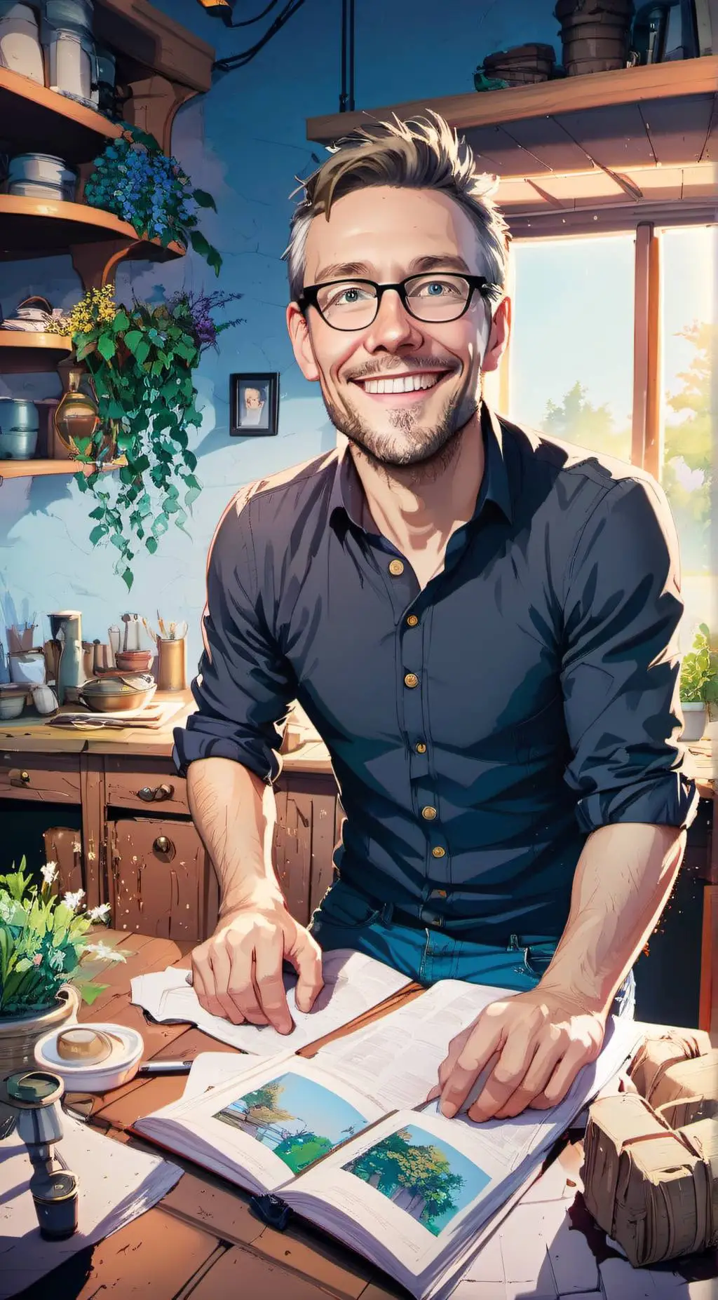 ai character: Nick (dad) 🪞 background