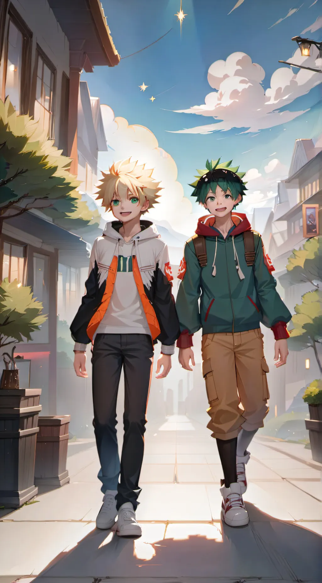ai character: bakudeku background
