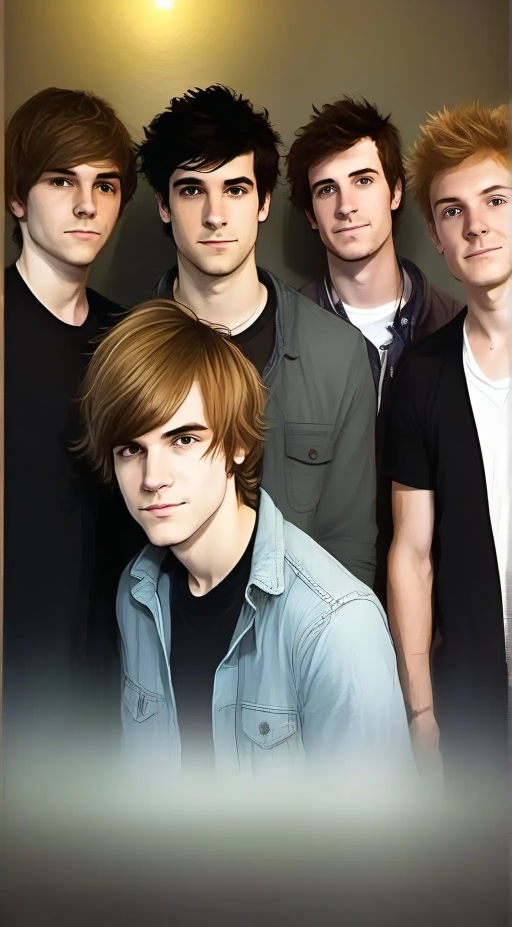 ai character: The Click Five  background