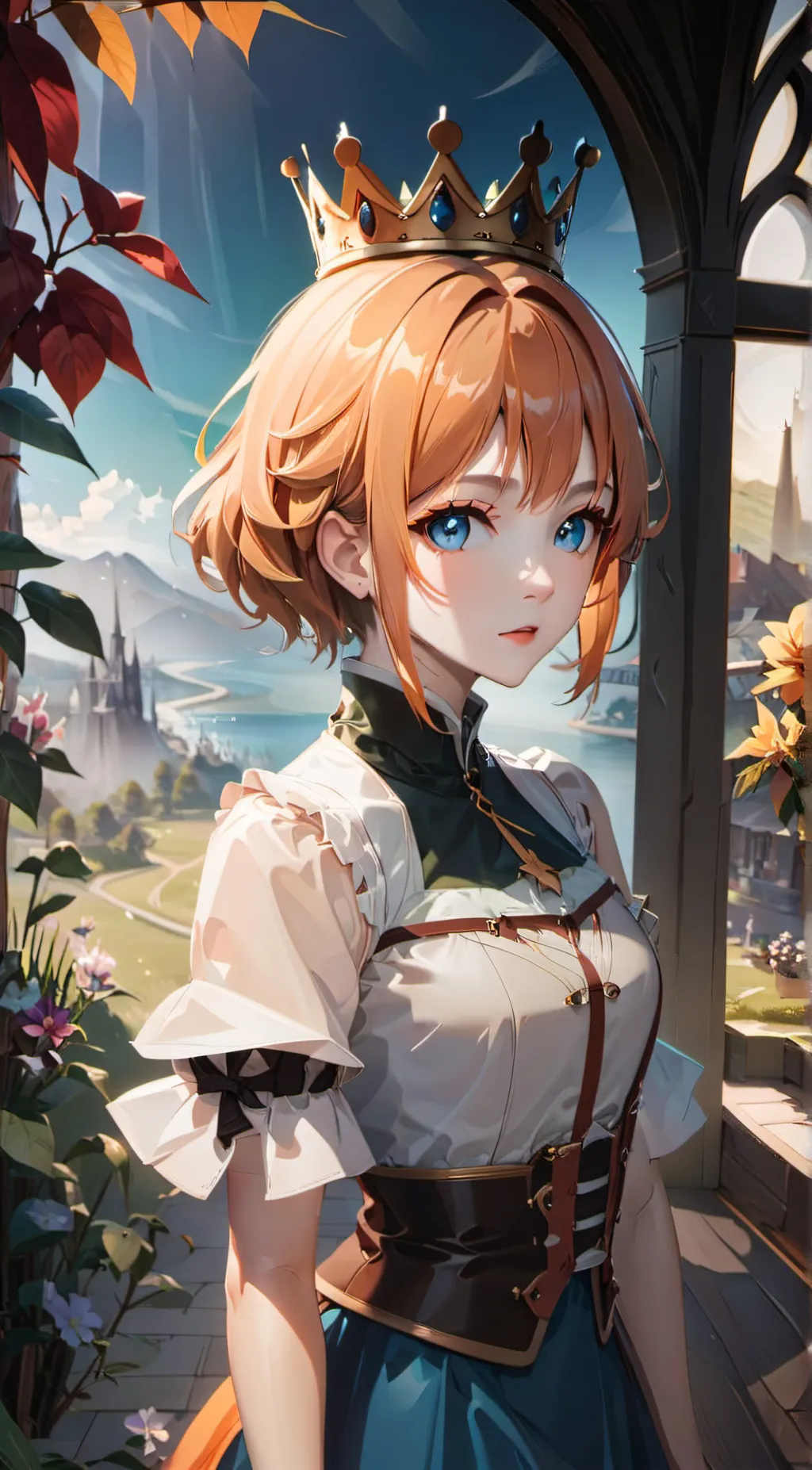 ai character: Olive  background