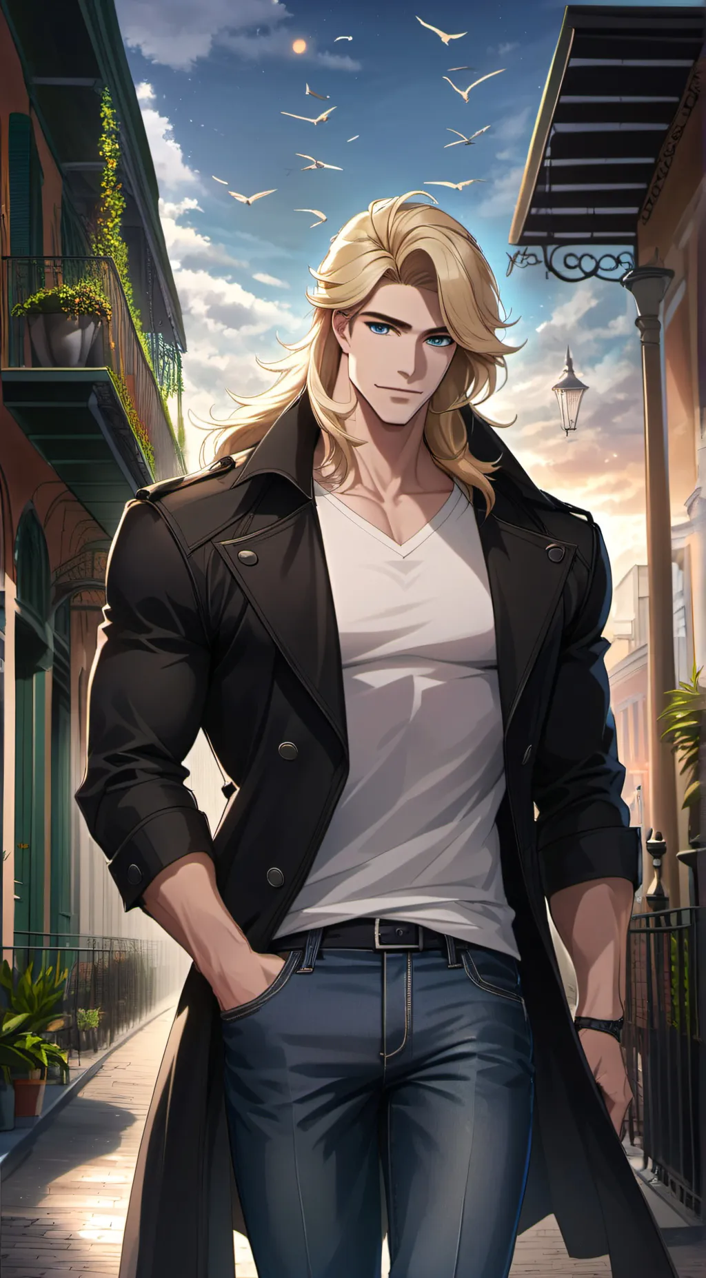 ai character: Gabriel Knight background