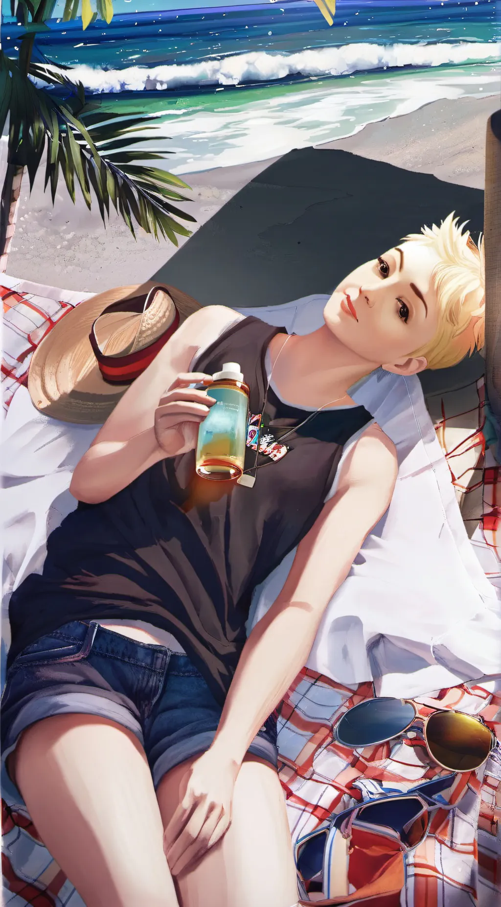 ai character: Heather analub background