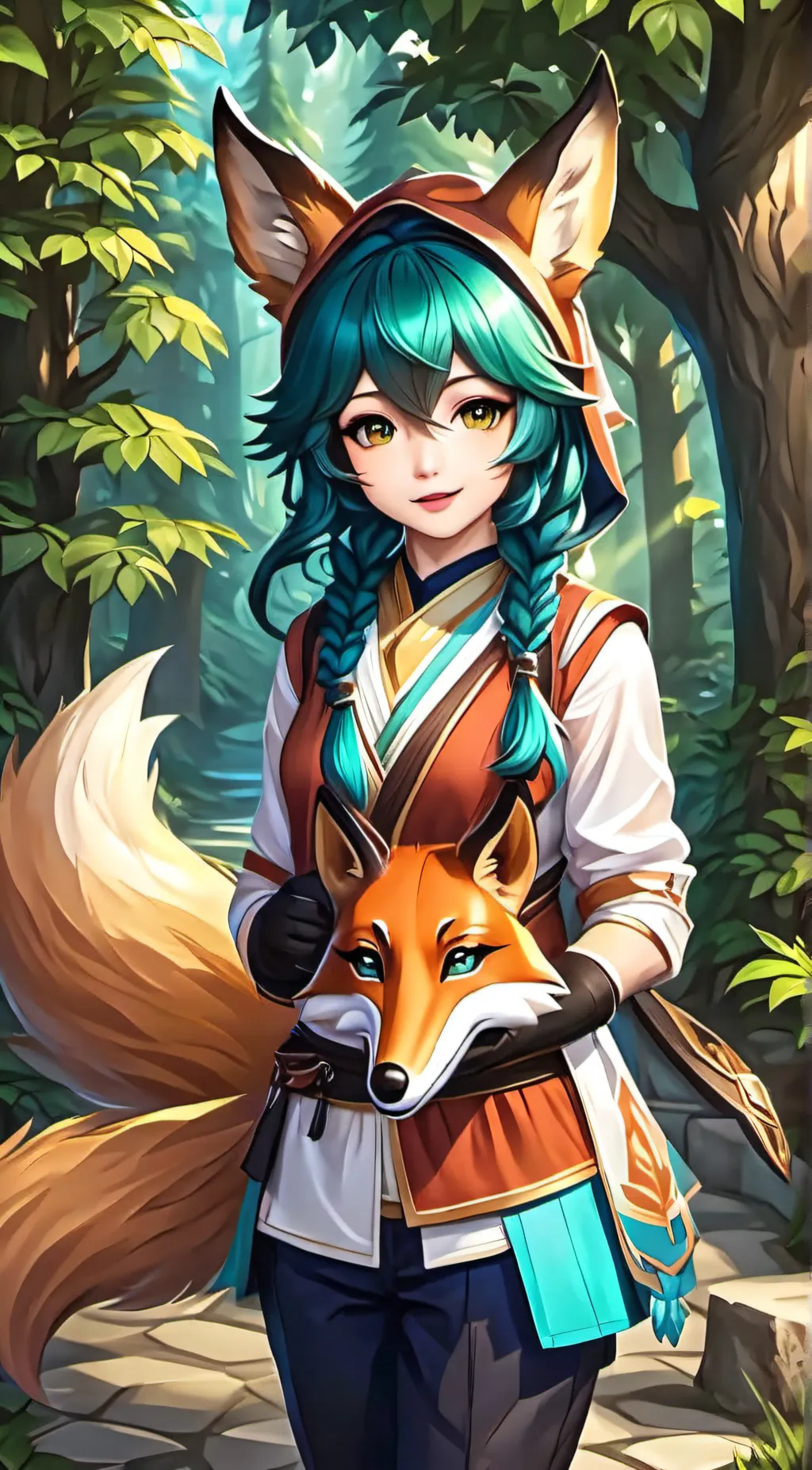 ai character: Evana background