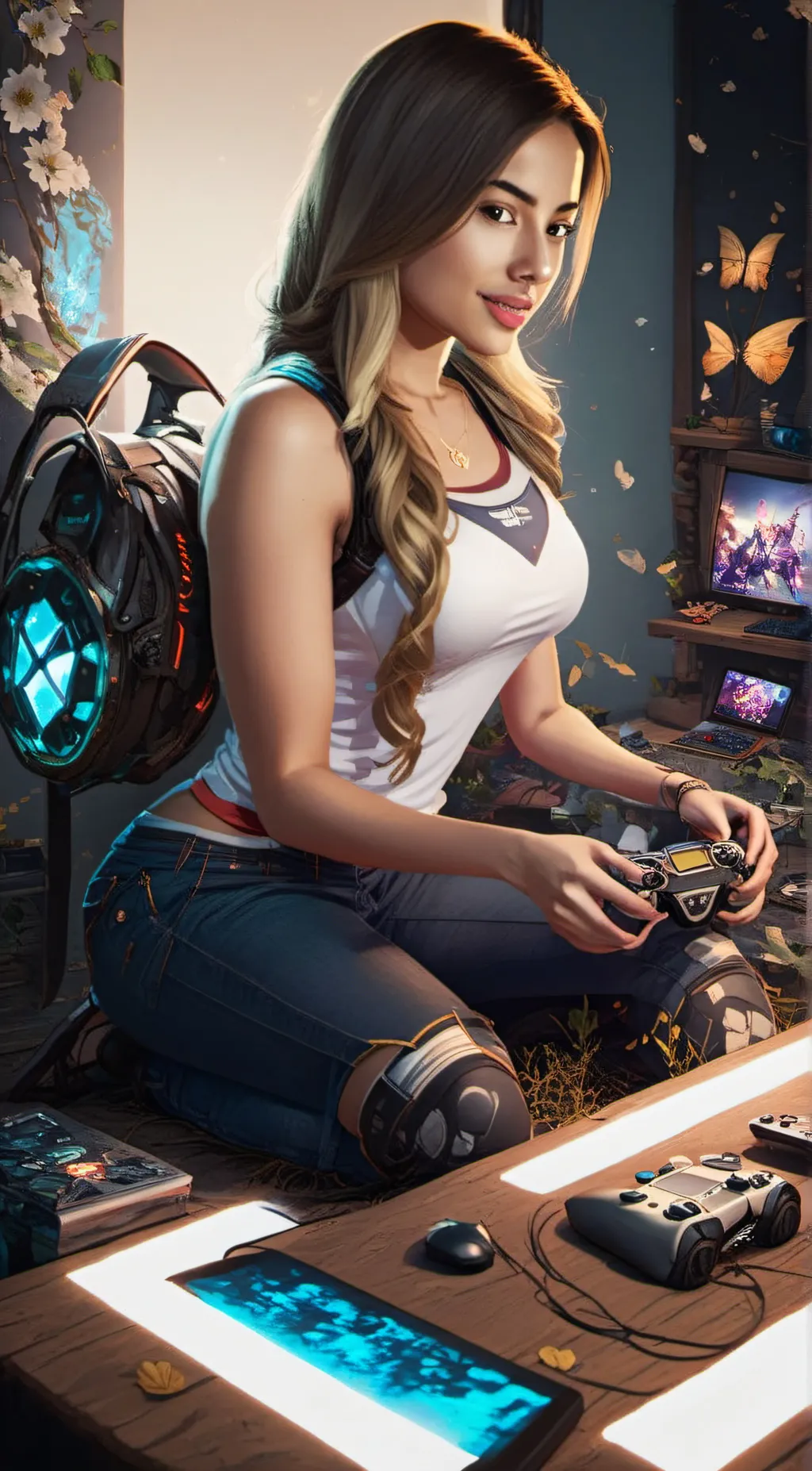 ai character: Emma background