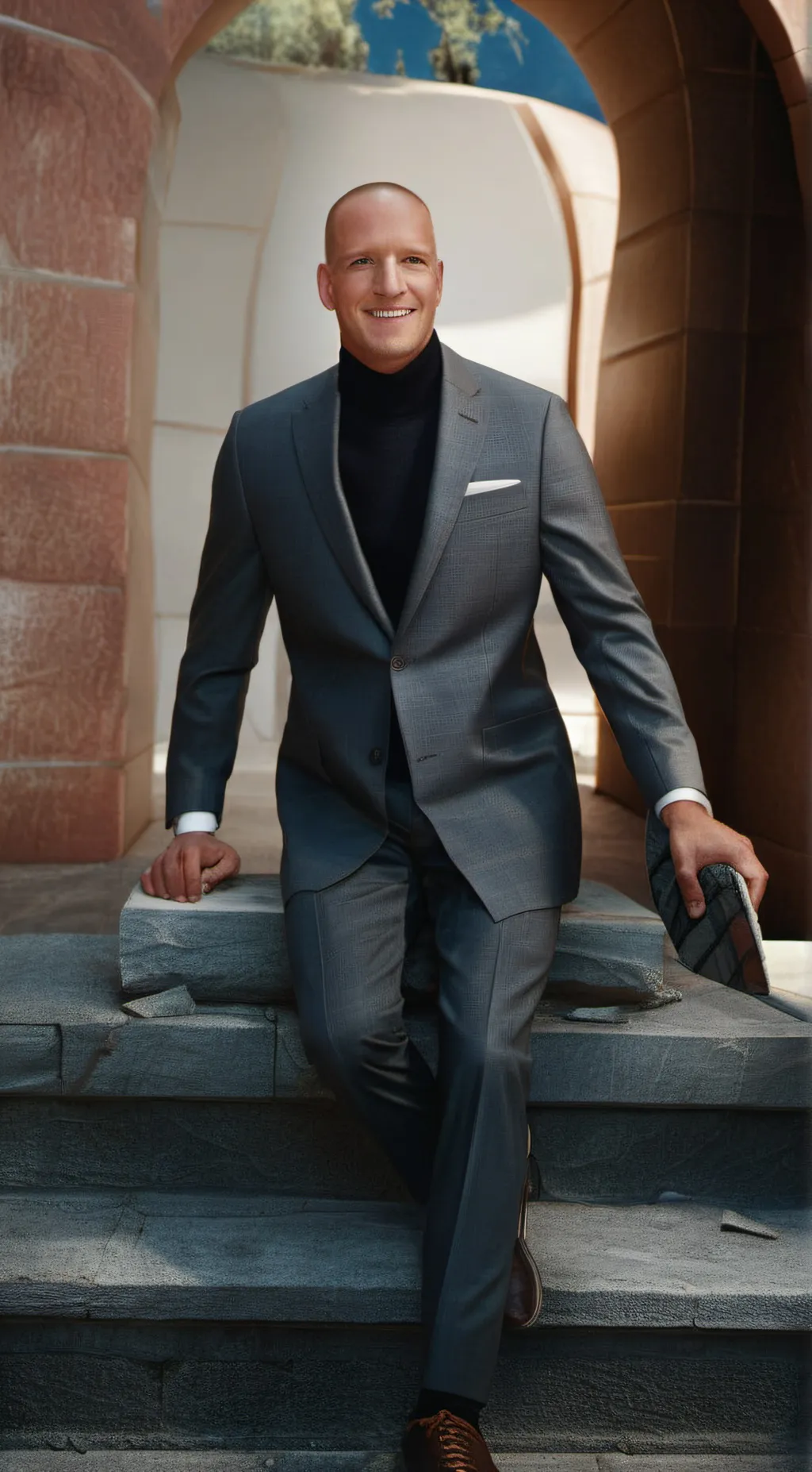 Talkie AI - Chat with Bald lawyer