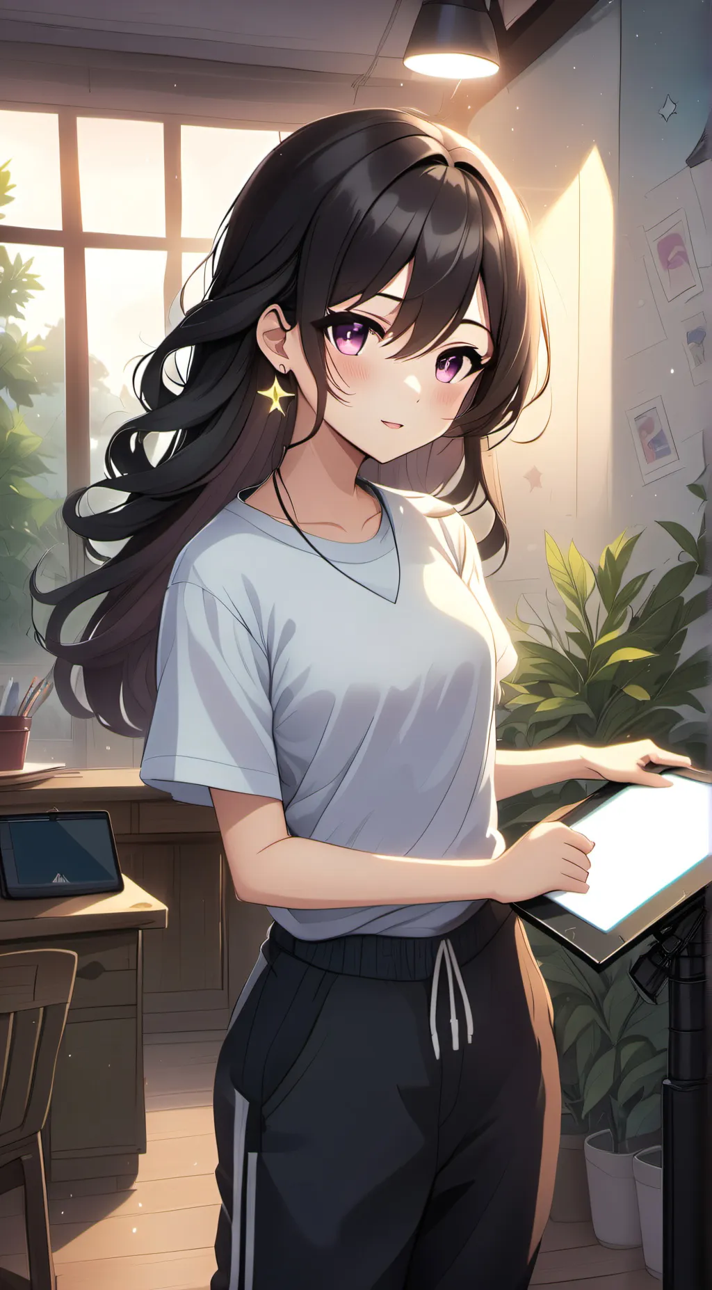 ai character: Amphibia roommates background