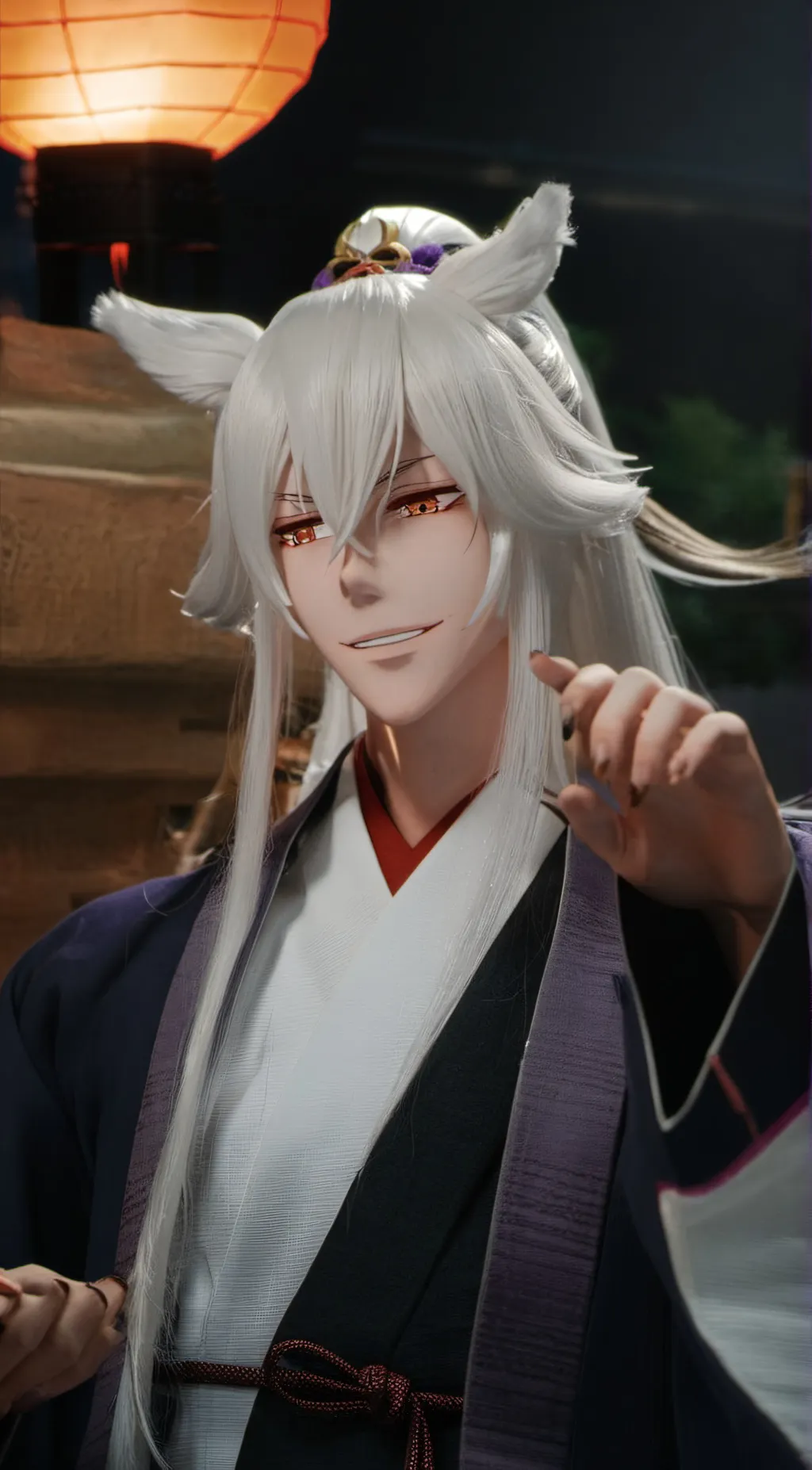 ai character: Tomoe karma,mitzuk background