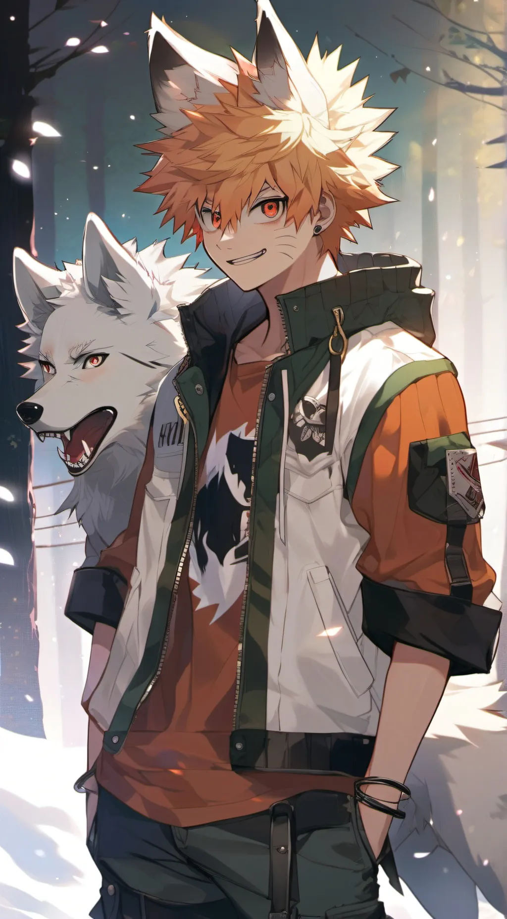 ai character: 💗 Bakugo 💗 background