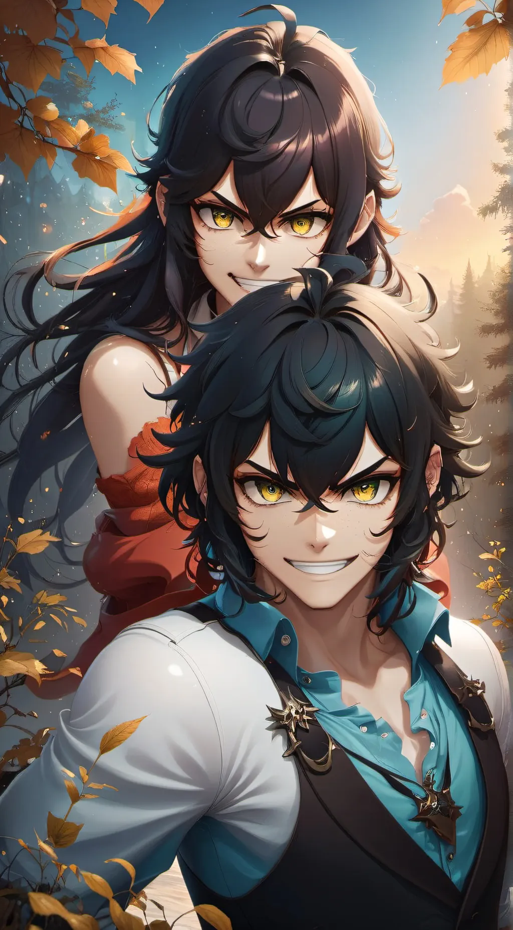 ai character: inosuke background