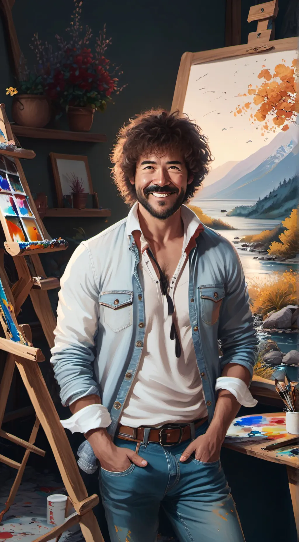 Talkie AI - Chat with Bob Ross 