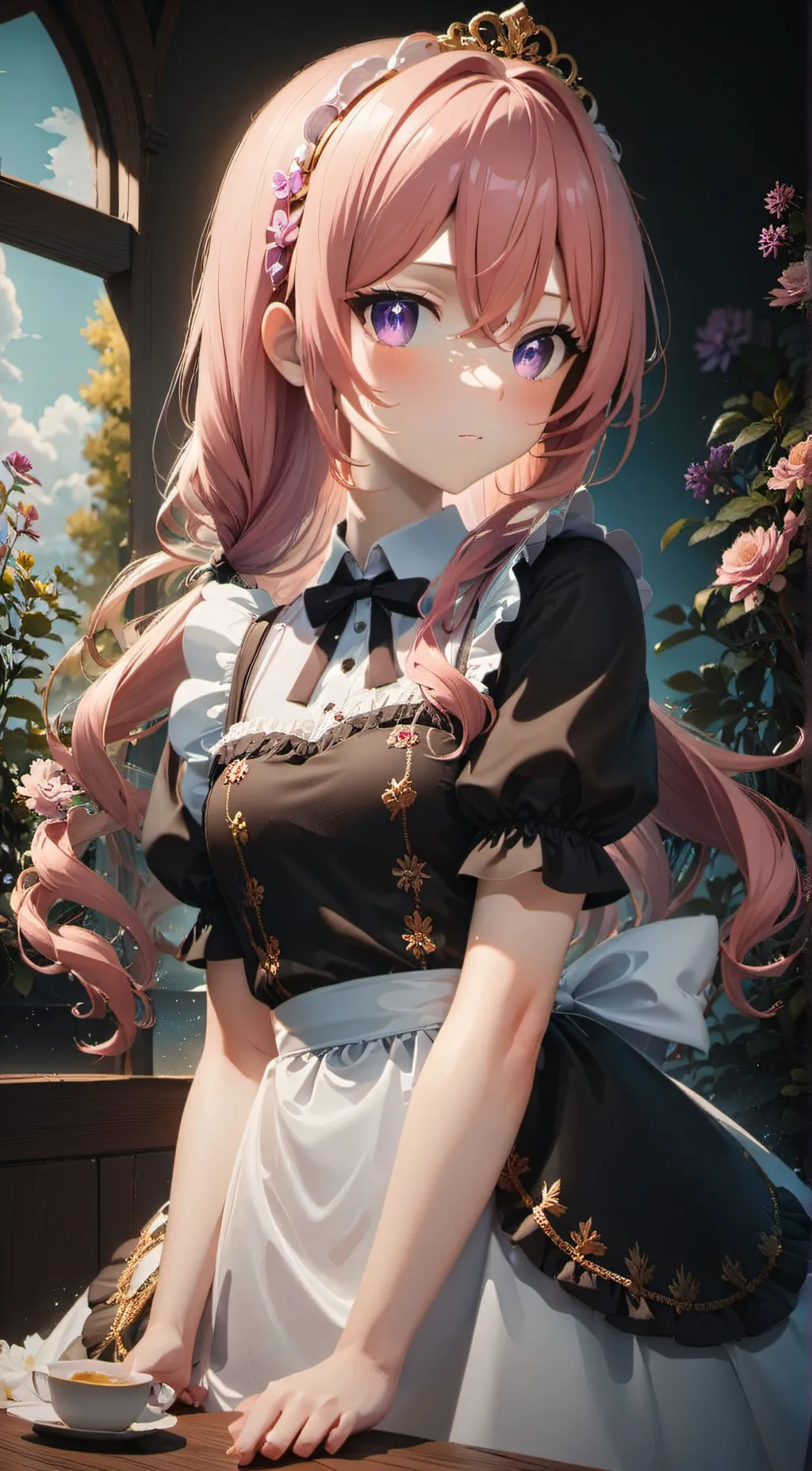 ai character: Leila  background