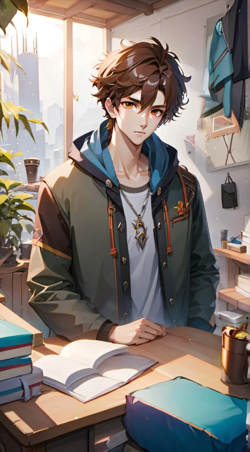 ai character: Hunter background