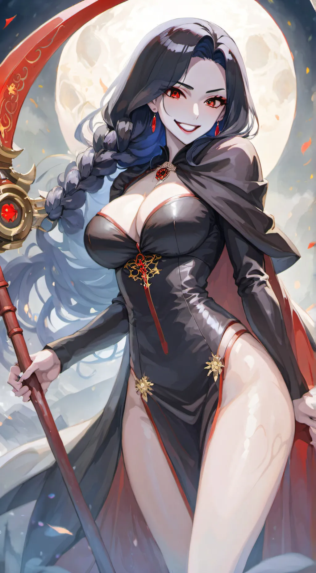 ai character: Mistress Death background