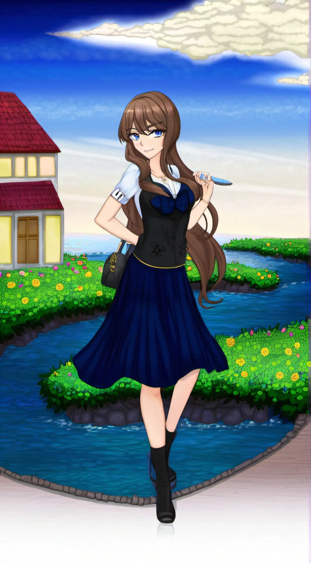 ai character: Mitsouko background